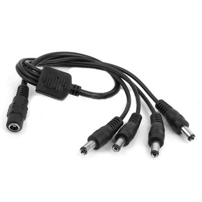 1 έως 4 τρόποι 1 Γυναίκα έως 4 Άντρας 5,5x2,1 mm DC καλώδιο διαίρεσης τροφοδοσίας για κάμερα CCTV LED