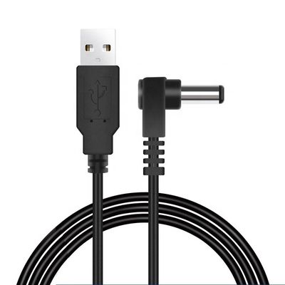 Προσαρμοσμένο USB αρσενικό προς δεξιά γωνία 5.5 X 2.1mm 2.5 3.5 1.35 Συνδετήρας αρσενικό καλώδιο DC