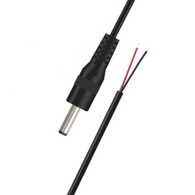DC Barrel Jack αρσενικό 3,5x1,35mm σε απογυμνωμένο κασσίτερο καλωδίου