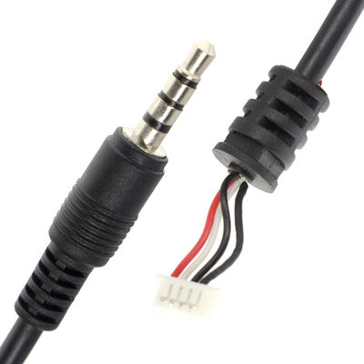 Προσαρμοσμένη συναρμολόγηση 1M 2M 3M 3.5mm TRRS Audio DC Jack σε JST 2.0mm 2.54mm Pitch Cable