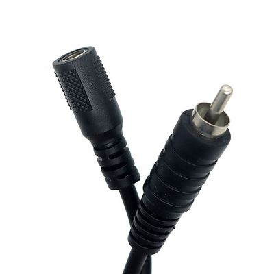 RCA αρσενικό σε συνεχές ρεύμα 5.5x2.1 5.5x2.5 3.5x1.35mm θηλυκό Plug Barrel Jack Pedal 12V DC Power Cable