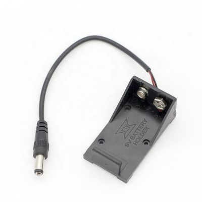 15cm DC Plug 2.1x5.5mm Κεφάλαιο κάλυψης διακόπτη κουτί μπαταρίας 9V