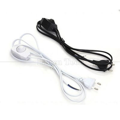 1.8m EU Plug ON OFF LED Dimmer Controller Adapter AC Power Extension Cable για τραπεζική λάμπα
