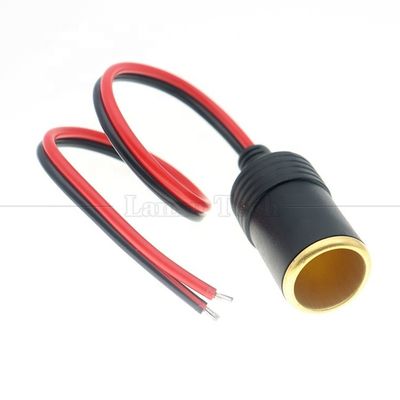 12V 24V 20A Pure Cooper DC αυτοκινητοκινητήρα αναπτήρα τσιγάρων θηλυκό πλέγμα πρίζας προσαρμογέα ρεύματος καλώδιο επέκτασης
