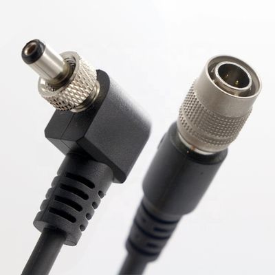 OEM βίδα κλειδώματος 90 μοίρες δεξιά γωνία 5V 12V αρσενικό προς θηλυκό 5.5x2.1mm 5.5X2.5mm DC καλώδιο ρεύματος