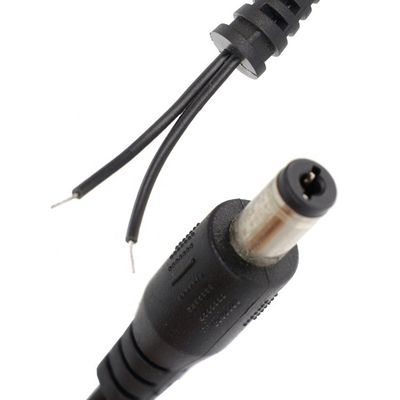 DC Input Barrel Jack 2.1x5.5mm αρσενικό θηλυκό για να ανοίξει Pigtail DC καλώδιο ηλεκτρικής ενέργειας