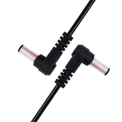 90 μοίρες γωνία από αρσενικό σε αρσενικό 5.5x2.1mm DC καλώδιο επέκτασης ισχύος
