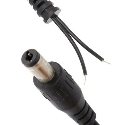 DC Supply Input Barrel Jack 2.1x5.5mm αρσενικό θηλυκό για να ανοίξει Pigtail SR DC καλώδιο ηλεκτρικής ενέργειας