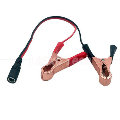 Άντρας Γυναίκα DC Jack Plug 5.5x2.1mm για Alligator Clips Φορτιστή αυτοκινήτου καλώδιο τροφοδοσίας ρεύματος