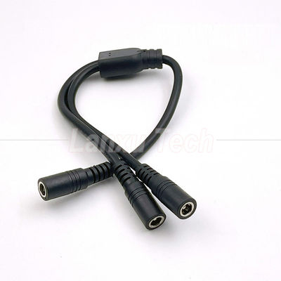 1 θηλυκό σε 2 οδούς θηλυκό DC 5.5x2.1mm Splitter Power Extension Cable για κάμερα ασφαλείας CCTV LED Strip Light