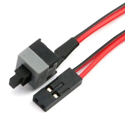 2 Pin SW PC Κεφάλαιο Μητρική Πίνακα Swith on off Computer Reset Power ATX καλώδιο