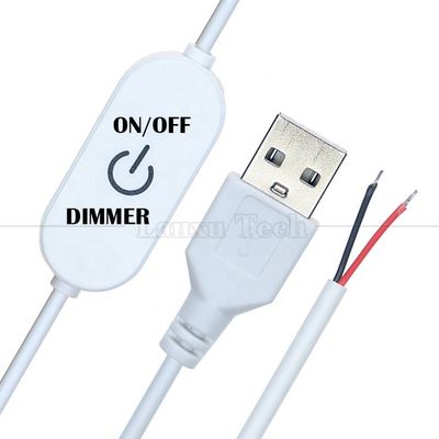 5V Touch Switch ON OFF Controller Stepless USB για να ανοίξετε καλώδια Τελικό καλώδιο LED Dimmer για Led Strip Light Lamp