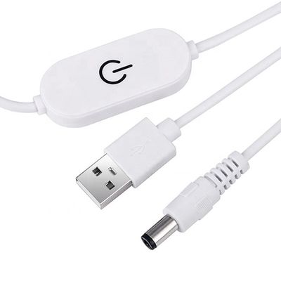 5V 2A USB TO dc 5.5*2.1mm ρυθμιζόμενος διακόπτης με τηλεχειριζόμενο καλώδιο LED