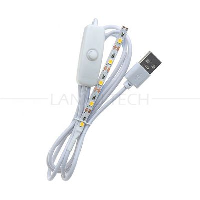 Υψηλής ποιότητας USB ελεγκτής Dimmer Δύναμη σε εκτός καλώδιο διακόπτη με LED φως λάμπα Strip