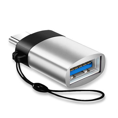 Φορητό Mini Lanyard Metal Shell OTG τύπου C 3.1 Ανδρός σε USB 3.0 Γυναικός προσαρμογός