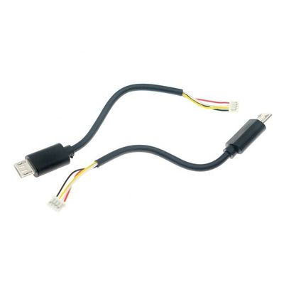Προσαρμοσμένο 10cm 20cm 30cm 50cm Micro B 5P έως 4P JST MX 1.25mm Connector Wire Cable