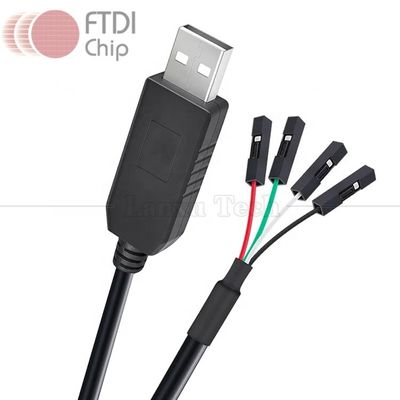 Υψηλής συμβατότητας WIN7 10 FTDI FT232 5V 3.3V USB σε Uart TTL Serial Cable για Raspberry Pi