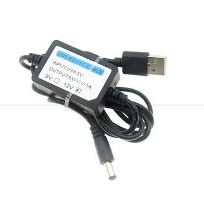 Υψηλής ποιότητας καλώδιο μετατροπής 5V έως 9V 12V 1A USB σε DC 5.5x2.1mm Wifi Router Booster