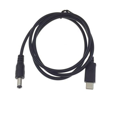 Γρήγορη φόρτιση 20V 3A 65W PD USB τύπου C σε DC 5.5mm X 2.1mm καλώδιο φόρτισης τροφοδοσίας