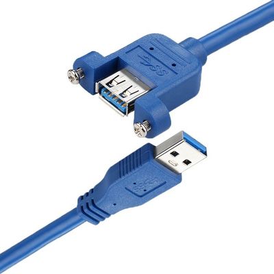 Υψηλής ταχύτητας δεδομένα 5Gbps USB 3.0 τύπου A αρσενικό σε θηλυκό πίνακα USB 3.0 καλώδιο επέκτασης