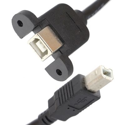Κλειδώματα βίδας Mini Micro B Type C RJ45 Ethernet αρσενικό προς θηλυκό καλώδιο επέκτασης USB