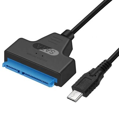 Υψηλής ταχύτητας 5Gbps SDD HDD σκληρό δίσκο 2,5 ιντσών USB τύπου C 3.1 με καλώδιο προσαρμοστή Sata