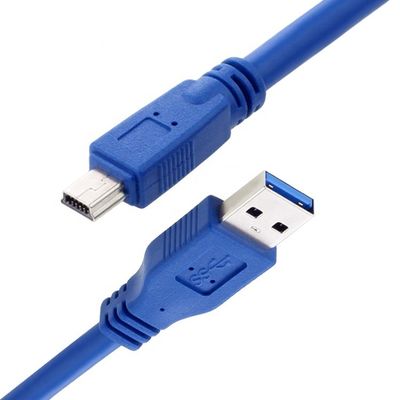 Υψηλής ταχύτητας 5Gbps USB 3.0 τύπου A αρσενικό έως Mini B 10 PIN USB 3.0 καλώδιο επέκτασης