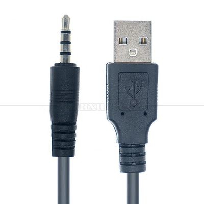 Υψηλής ποιότητας 1M 2M φόρτιση TRRS 4 πόλους USB σε 3,5mm καλώδιο Jack για ακουστικά ομιλητή