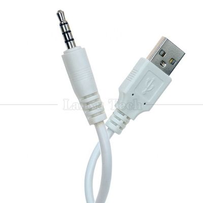 Συγχρονισμός δεδομένων φόρτιση USB A αρσενικό σε Aux 4 πόλους 3.5mm Audio DC Jack Adapter καλώδιο φόρτισης για ακουστικά ομιλητή
