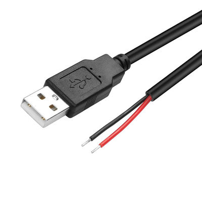 5V USB για να ανοίξετε απογυμνωμένα καλαμποκασμένα γυμνά καλώδια Τελικό καλώδιο φορτιστή ηλεκτρικής ενέργειας Pigtail για λαμπτήρα LED Strip Light