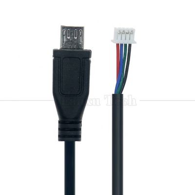OEM Προσαρμοσμένο Micro USB σε JST 4 Pin 1.25mm Pitch Cable