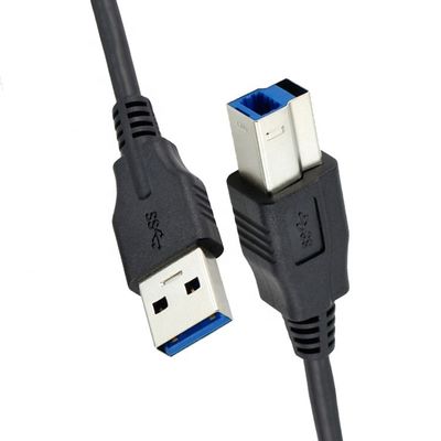 Υψηλής ταχύτητας δεδομένων 5Gbps τύπου A αρσενικό προς Β αρσενικό USB 3.0 καλώδιο εκτυπωτή για την Epson HP