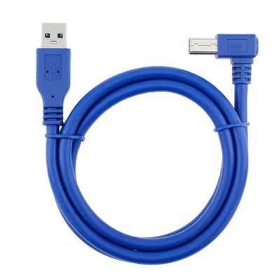 Υψηλής ταχύτητας 5Gbps 90 μοίρες δεξιά γωνία USB 3.0 A αρσενικό σε USB B τύπου καλώδιο εκτυπωτή για Epson HP