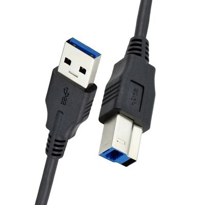Υψηλής ταχύτητας δεδομένων 5Gbps USB τύπου A αρσενικό προς Β αρσενικό USB 3.0 καλώδιο εκτυπωτή