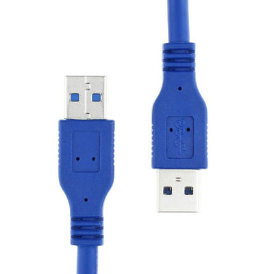 Υψηλής ταχύτητας 5Gbps 1M 3M USB3.0 A Male to A Male USB 3.0 Extension Data Cable για εκτυπωτή μόντεμ υπολογιστών