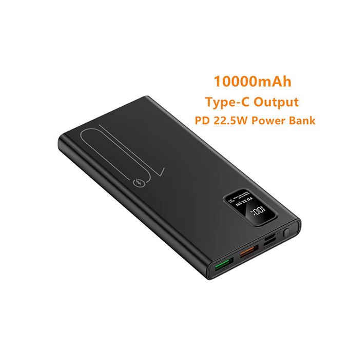 Εξωτερική φορητή 10000mah PowerBank LED οθόνη PD QC3.0 22.5W γρήγορη φόρτιση Slim Power Banks 10000mAh USB-C φορτιστή για iphone 15 0