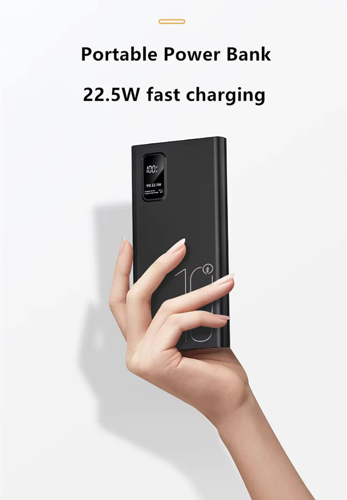 Εξωτερική φορητή 10000mah PowerBank LED οθόνη PD QC3.0 22.5W γρήγορη φόρτιση Slim Power Banks 10000mAh USB-C φορτιστή για iphone 15 2