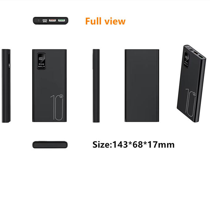Εξωτερική φορητή 10000mah PowerBank LED οθόνη PD QC3.0 22.5W γρήγορη φόρτιση Slim Power Banks 10000mAh USB-C φορτιστή για iphone 15 8